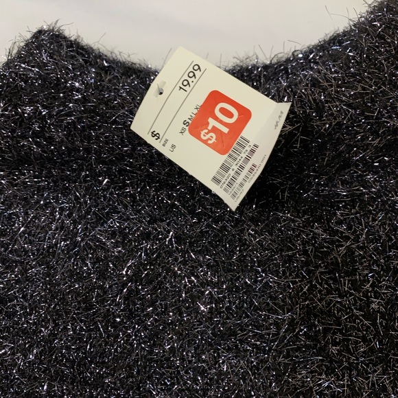 Blue Sparkly H&M Pullover Sweater Blouse - Picture 6 of 7